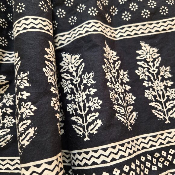 J.Crew Maxi Dress Medium Cotton Fit and Flare Coastal Bohemian Beach Summer - Picture 3 of 11